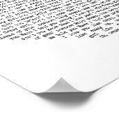 Crazy Girl Herz-Lyrik Lyria Museo Cantonale d'Arte Poster (Ecke)