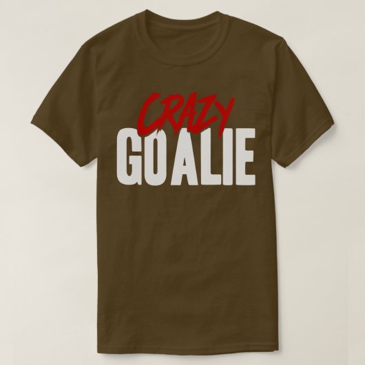 Crazy Goalie T-Shirt (Design vorne)