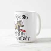 Crazy Goat Lady GetYerGoat Kaffeetasse (VorderseiteRechts)