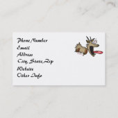 Crazy Goat Lady GetYerGoat Visitenkarte (Rückseite)