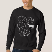 Crazy Goat Lady Goa Sweatshirt (Vorderseite)