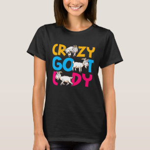 Crazy Goat Lady Goat T-Shirt