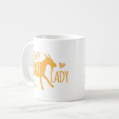 Crazy Goat Lady Kaffeetasse (Vorderseite Links)
