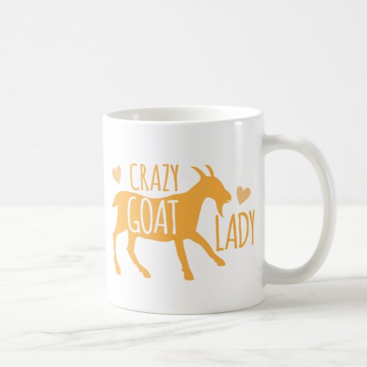 Crazy Goat Lady Kaffeetasse (Rechts)