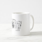 Crazy Goat Lady Kaffeetasse (VorderseiteRechts)