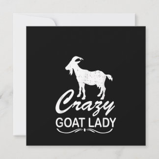 Crazy Goat Lady Shirt Goat, Goat Farmer Geschenk Einladung