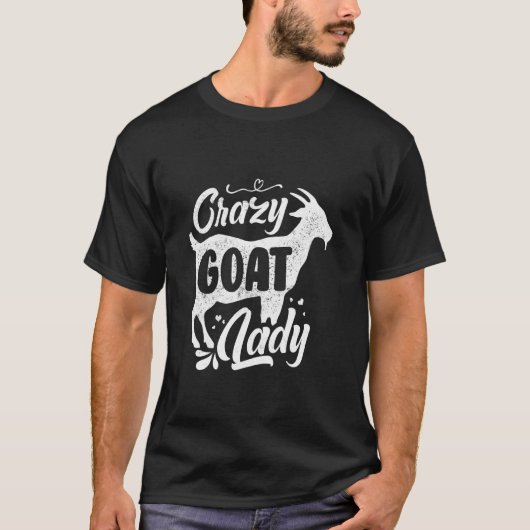 Crazy Goat Lady T-Shirt (Vorderseite)
