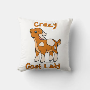 CRAZY GOAT LADY von TotallyGoatally™ Kissen