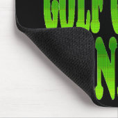 Crazy Golf Course Manager in Green Mousepad (Ecke)