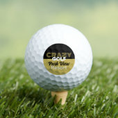 Crazy Golf Slogan, Mini Golfplatz Golfball (Insitu T-Shirt)