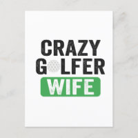 Crazy Golfer Ehefrau Funny Golf Widow Ehefrau Golf
