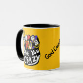 Crazy Good Vibes, lebendig Tasse (Vorderseite Links)
