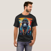 Crazy Gorilla T - Shirt Design (Vorne ganz)