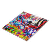 Crazy Graffiti Fliese (Seite)