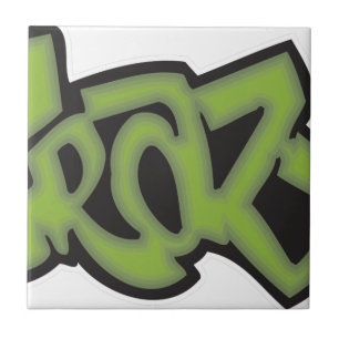 Crazy - Graffiti Fliese