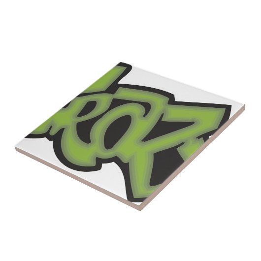 Crazy - Graffiti Fliese (Seite)