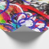 Crazy Graffiti Geschenkpapier (Ecke)