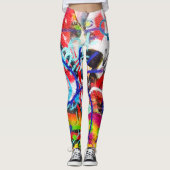 Crazy Graffiti Leggings (Vorderseite)