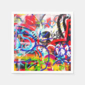 Crazy Graffiti Serviette (Vorderseite)