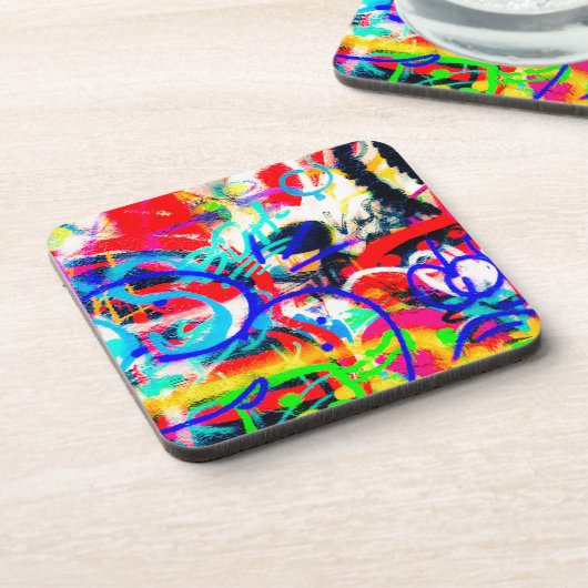 Crazy Graffiti Untersetzer (Linke Seite)