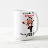 CRAZY GRANDMA KAFFEETASSE (VorderseiteRechts)