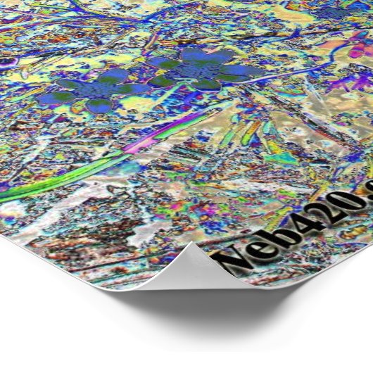 Crazy Gras Poster (Ecke)