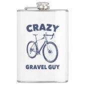 Crazy Gravel Typ Cycling Flachmann (Vorderseite)