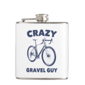 Crazy Gravel Typ Cycling Flachmann (Vorderseite)