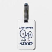 Crazy Gravel Typ Cycling Gepäckanhänger (Rückseite vertikal)