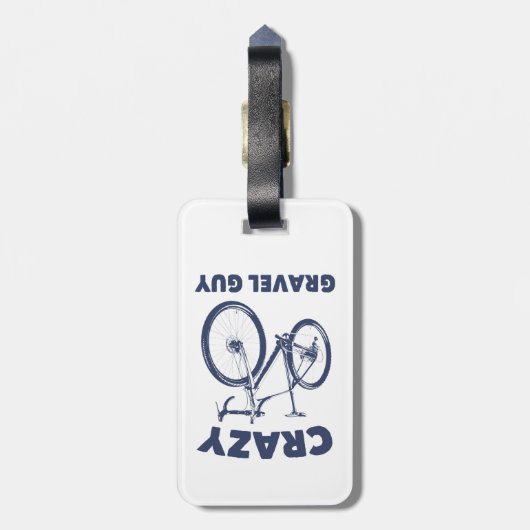 Crazy Gravel Typ Cycling Gepäckanhänger (Rückseite vertikal)