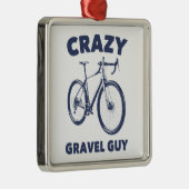 Crazy Gravel Typ Cycling Ornament Aus Metall (Rechts)