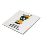 Crazy Green Cartoon Duck andere Realität Fliese (Seite)