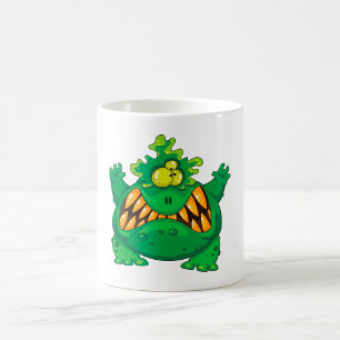 Crazy Green Monster Kaffeetasse