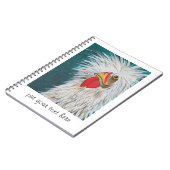 Crazy Hair Chicken Notizblock (Linke Seite)