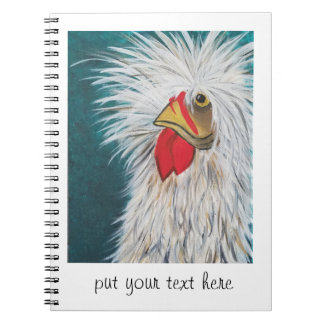 Crazy Hair Chicken Notizblock