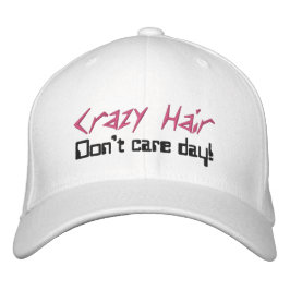 Crazy Hair kümmert Day Corel nicht Bestickte Baseballkappe
