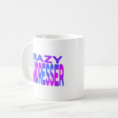 Crazy Hairdresser Kaffeetasse (Vorderseite Links)
