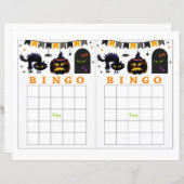 Crazy halloween Bingo (Vorne/Hinten)