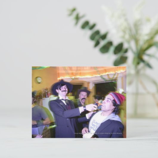 Crazy Halloween... Postkarte (Stehend Vorderseite)