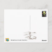 Crazy Halloween... Postkarte (Rückseite)