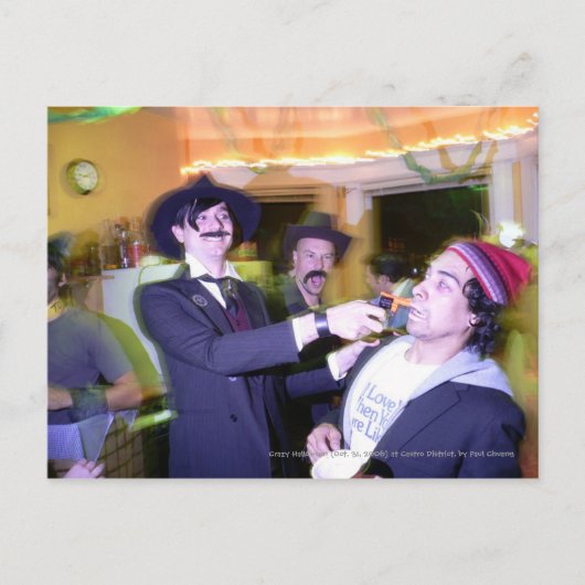 Crazy Halloween... Postkarte (Vorderseite)