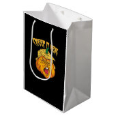 Crazy Halloween Pumpkin Trumpkin Costume Mittlere Geschenktüte (Vorderseite Schrägansicht)