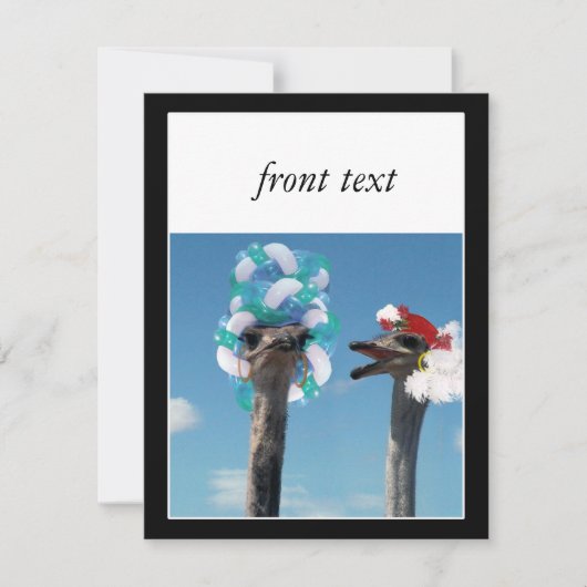 Crazy Hat Day bei den Rennen Einladung (Vorderseite)