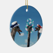 Crazy Hat Day bei den Rennen Keramikornament (Rechts)