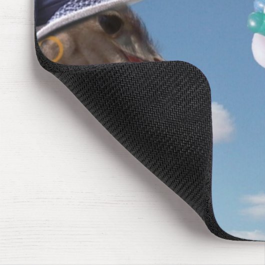 Crazy Hat Day bei den Rennen Mousepad (Ecke)