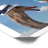 Crazy Hat Day bei den Rennen Poster (Ecke)