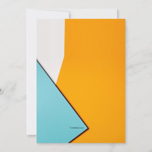 Crazy Hat Party Einladung (Rückseite)