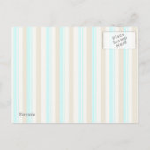 Crazy Hat Sock Monkey Sie sind eingeladen Postcard Einladungspostkarte (Rückseite)