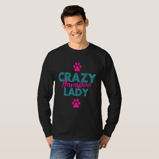 Crazy Havapoo Lady or Havapoo T-Shirt (Vorne ganz)