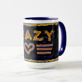 Crazy Heart Tasse (VorderseiteRechts)